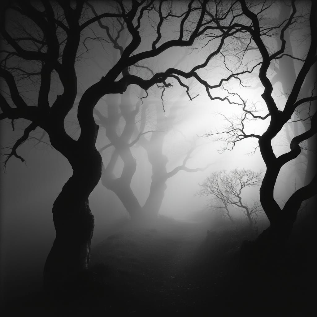 Surreal Black and White Fairytale Photography