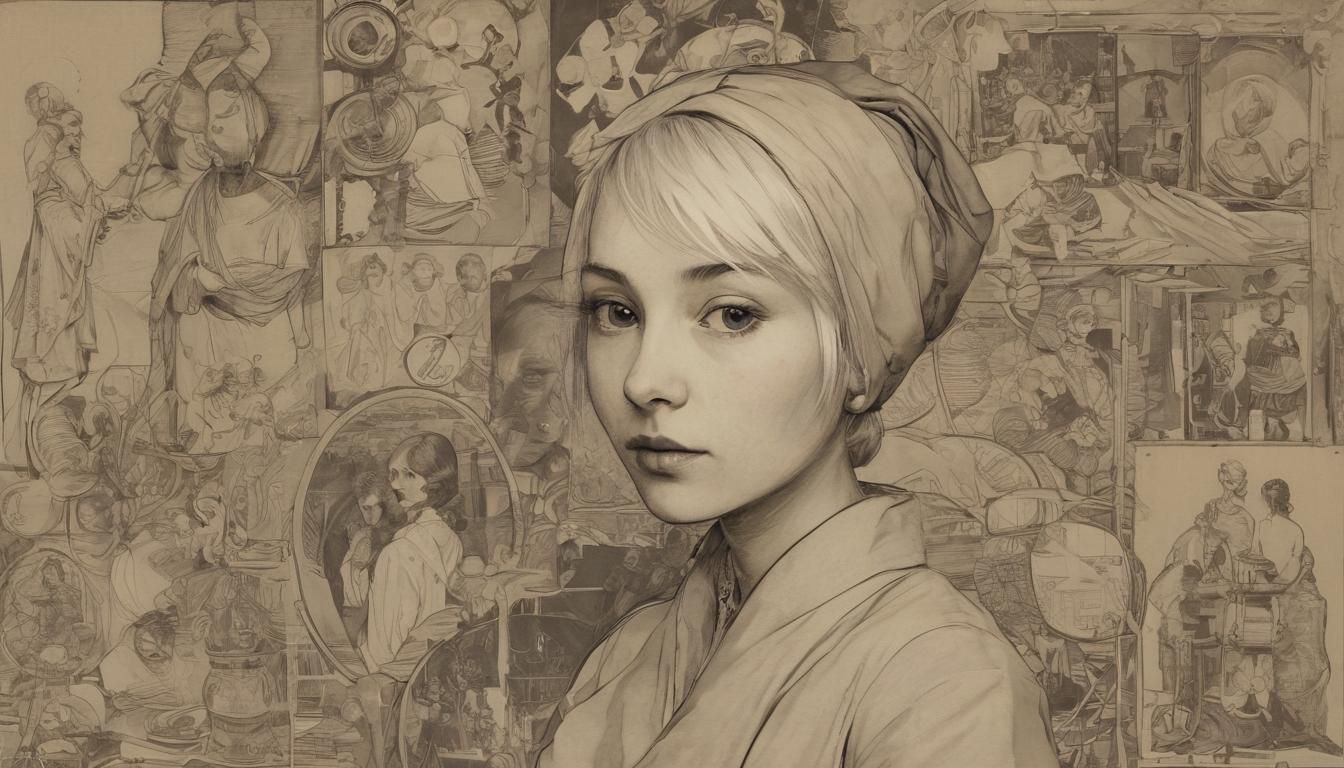 Surreal Constructivist Portraits in a Tarrant-Larson-Jansson...