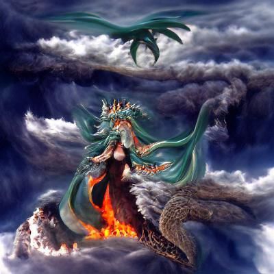 Majestic Tiamat: The Five-Headed Dragon Queen