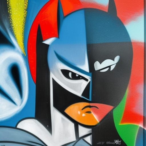Batman as a Cubist Painting