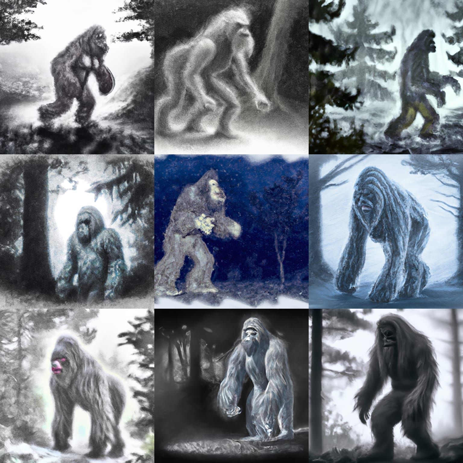 Bigfoot Impressionism
