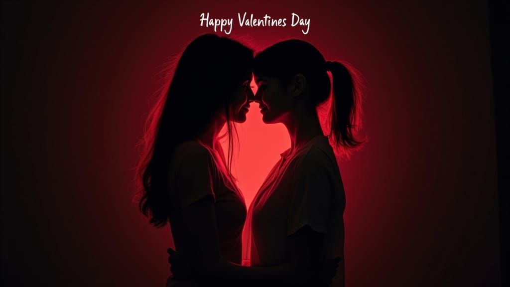 Loving Embrace Valentine's Day Card