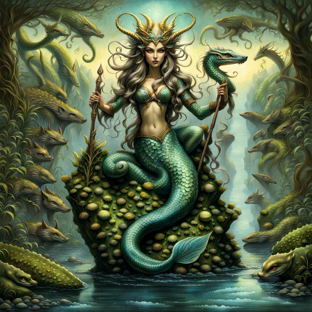 Merfolk, Nixies, Sea Serpents, Kelpies and Trolls