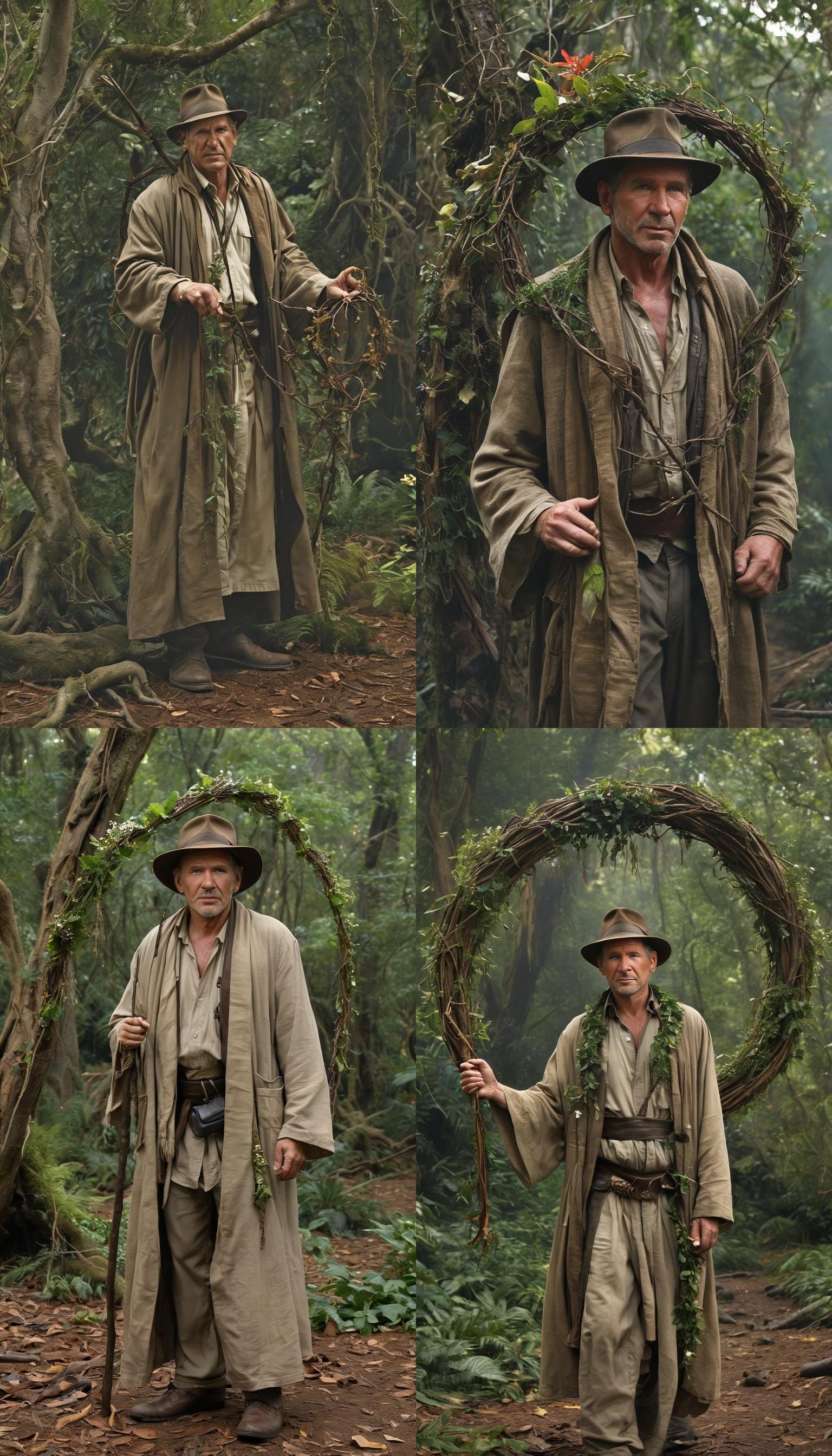 Harrison Ford’s Indiana Jones transforms into a mystic druid...