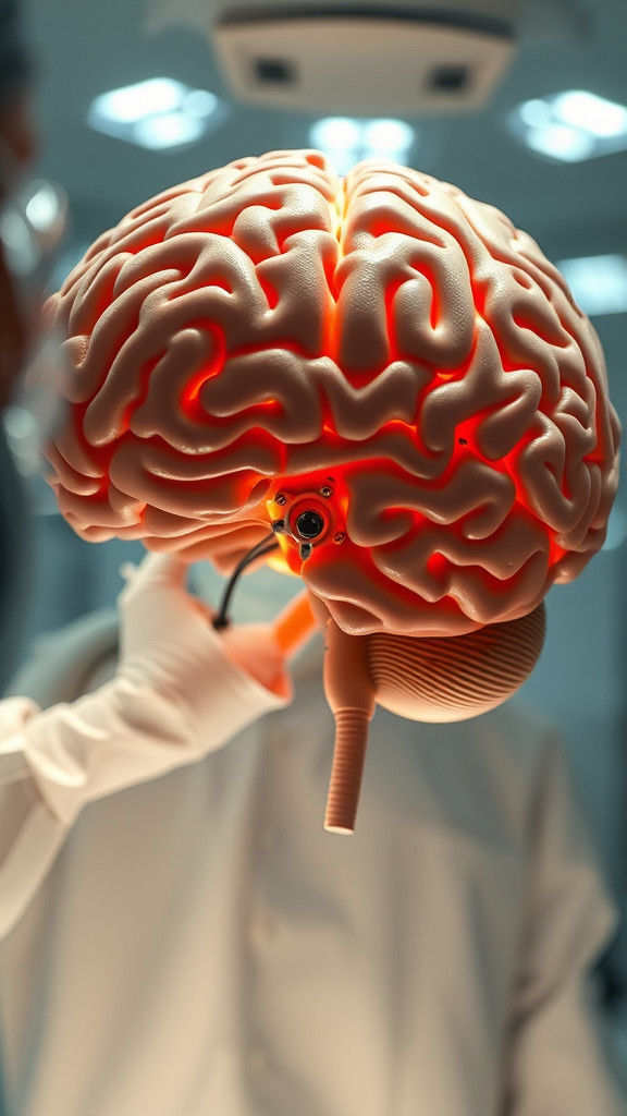 Brain Implant Surgery with Robotic Assistance