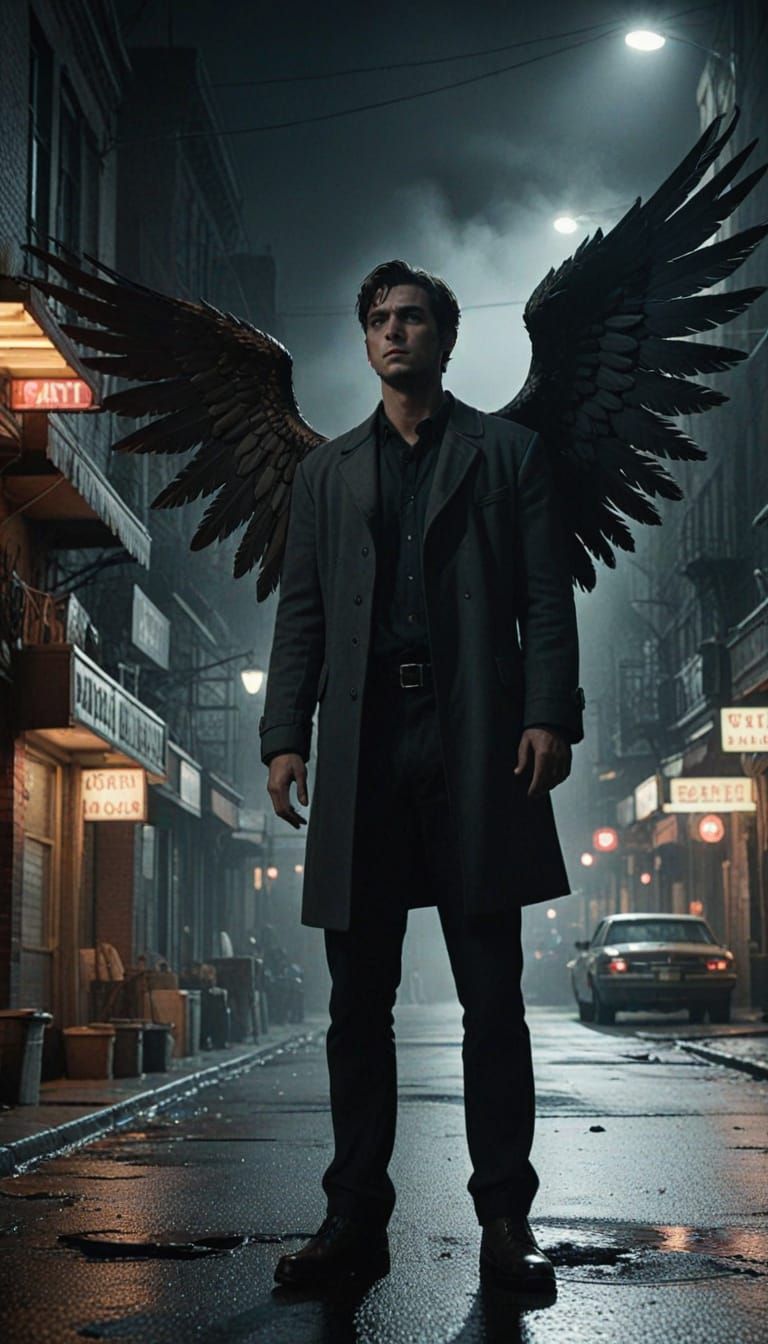 Man Protected by Deity After Shootout in Noir City