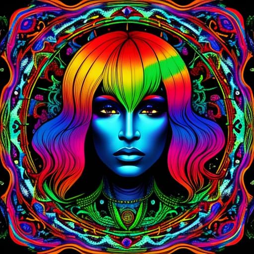 Psychedelic Soul Abstract Art