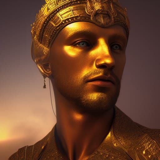 Palace of Truth Portrait in Detailed Digital Art