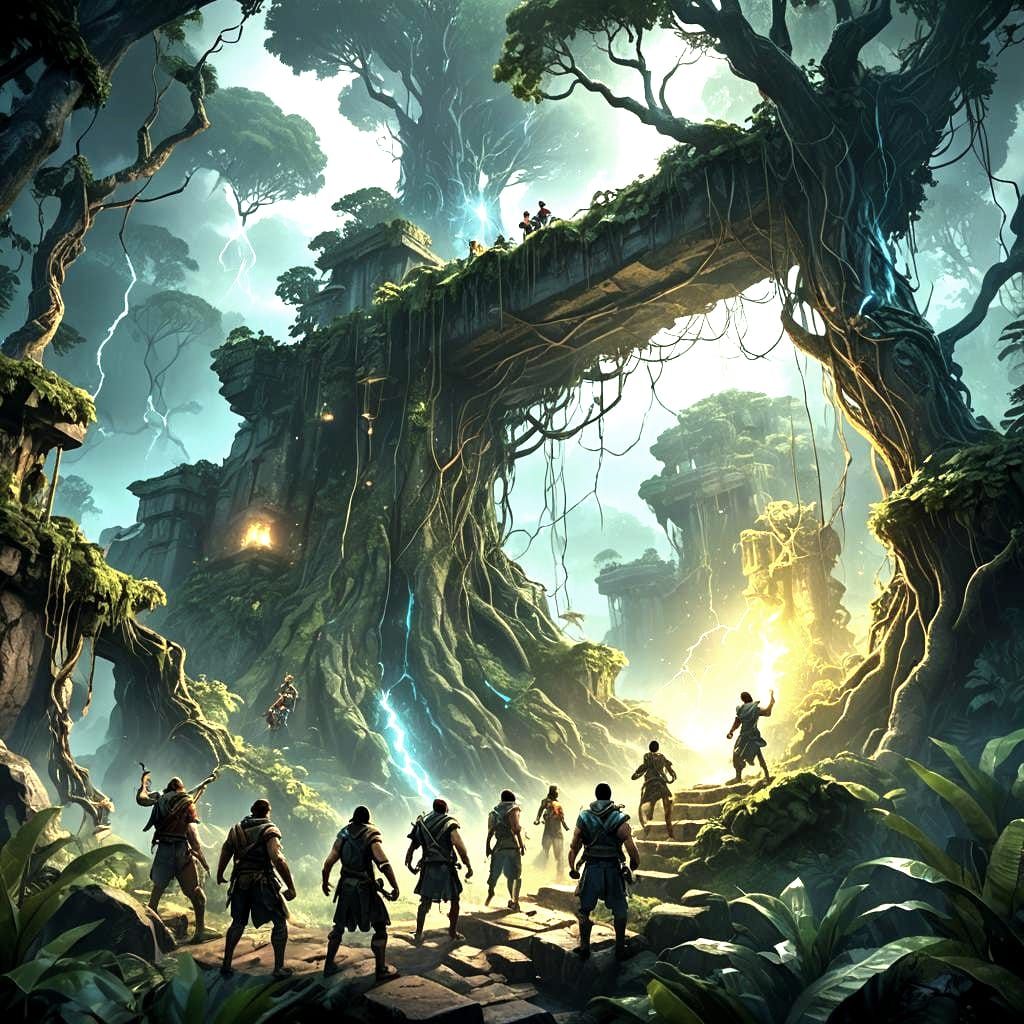 Fantastical Jumanji Board Game Concept Art