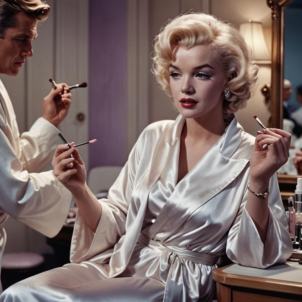 Marilyn and JFK in Luxurious Hollywood Glamour