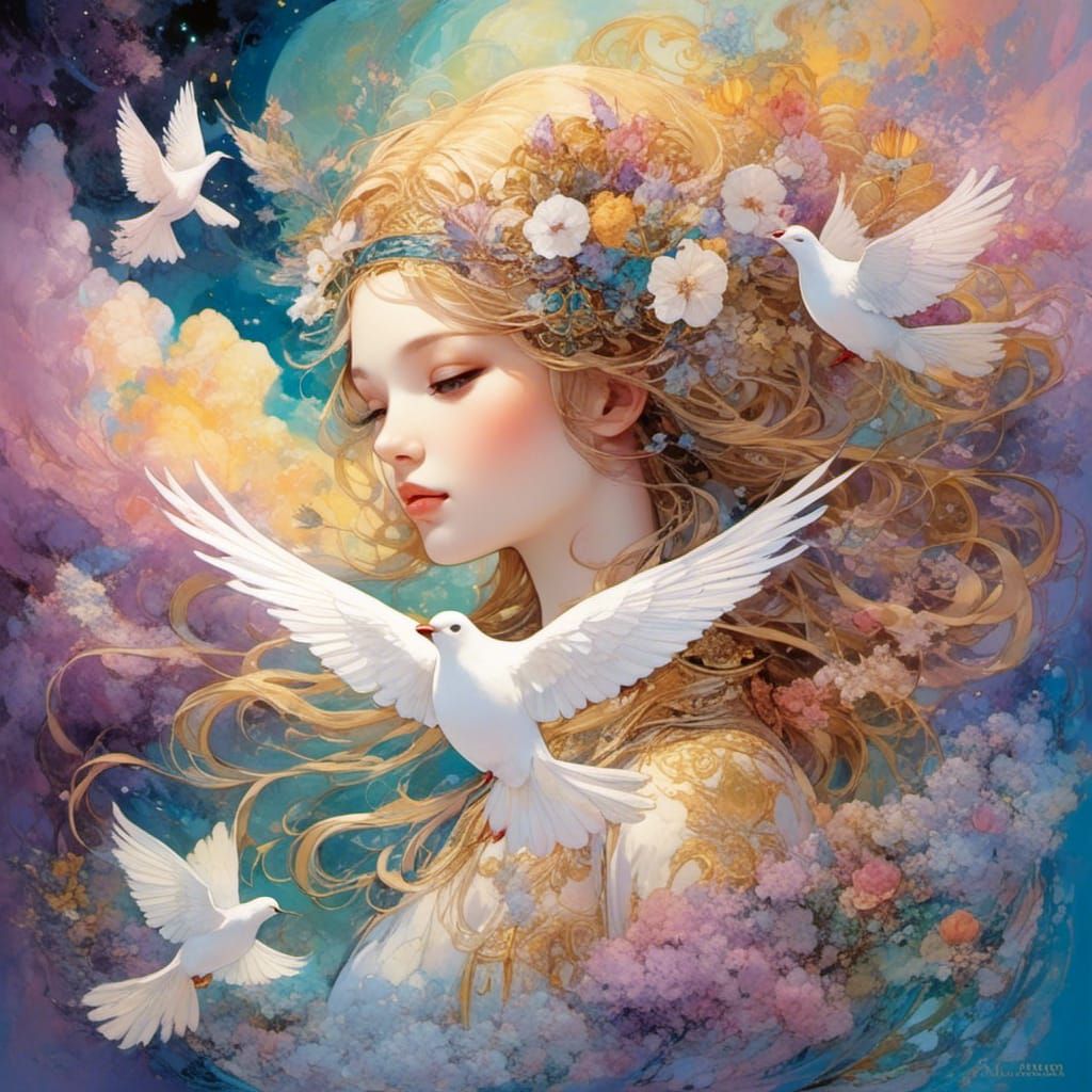 Peace Symbols in a Magical Fantasy World