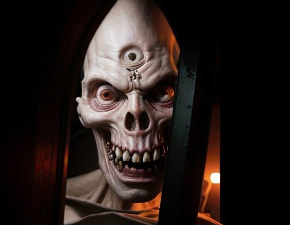 Cinematic Dark Fantasy Portrait with Hyperrealistic Lighting