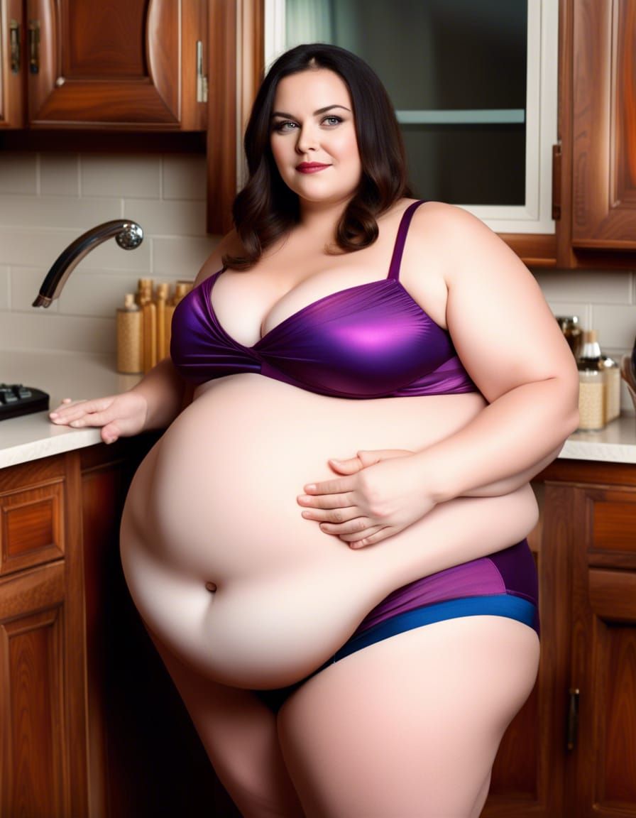 Pregnant Woman Holding Her Belly