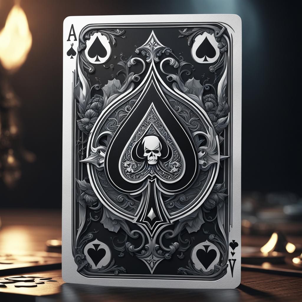 Lemmy Kilmister as Ace of Spades in 3D Anime Art