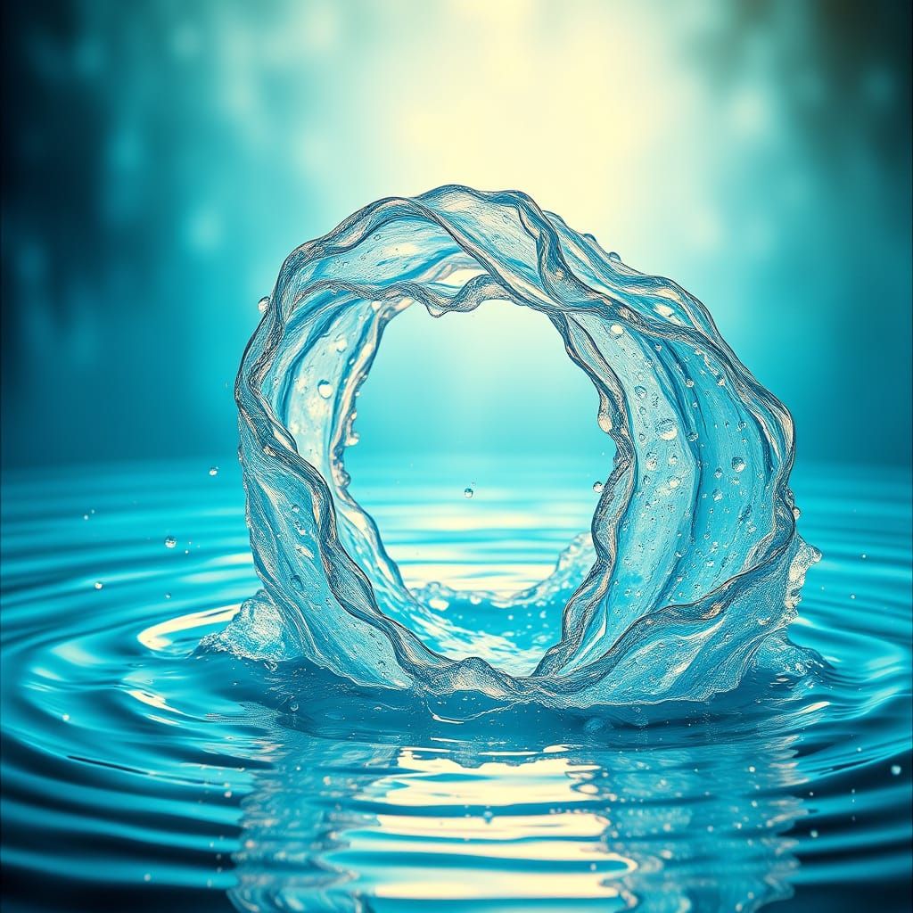 Ethereal Water-Headset in Turquoise Glow