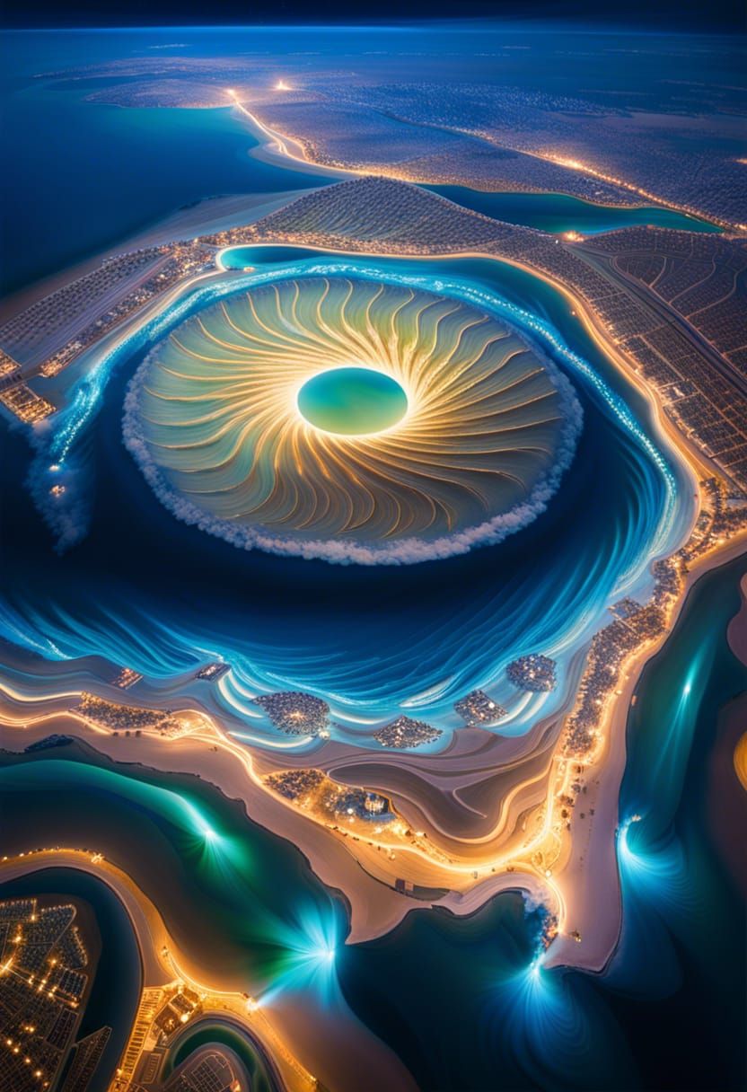 Futuristic Egypt: Mythological Bird's Eye View