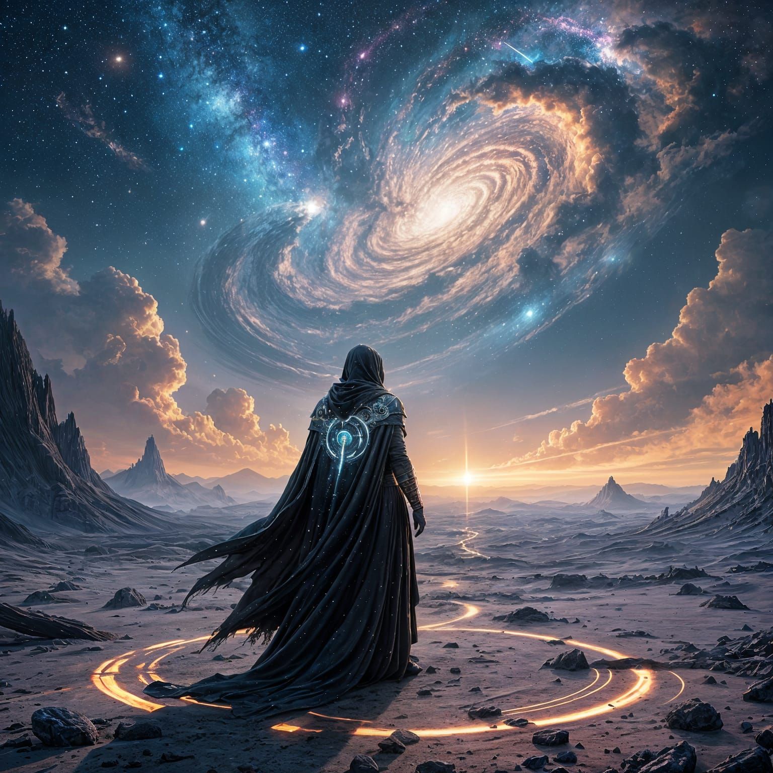 Cosmic Figure Gazing at Swirling Galaxies