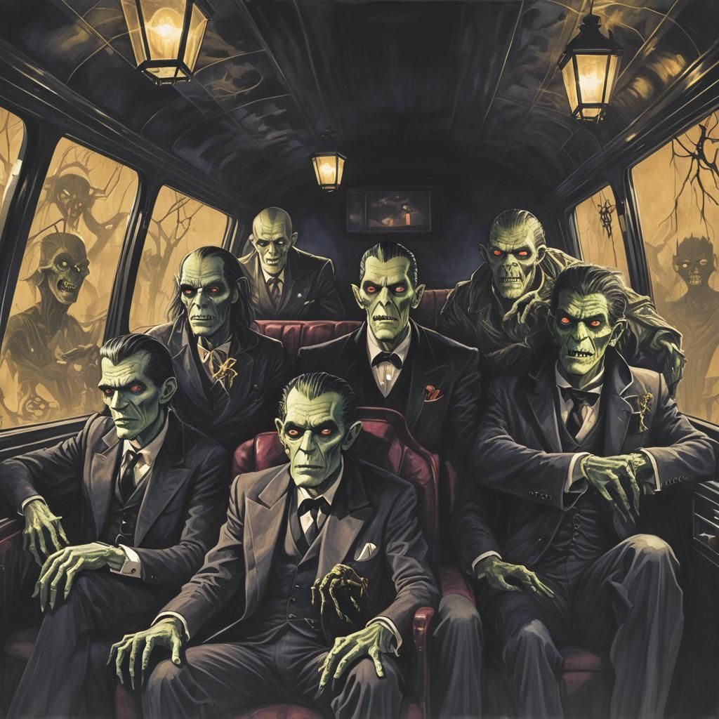 Monsters' Prom Night: Gothic Concept Art