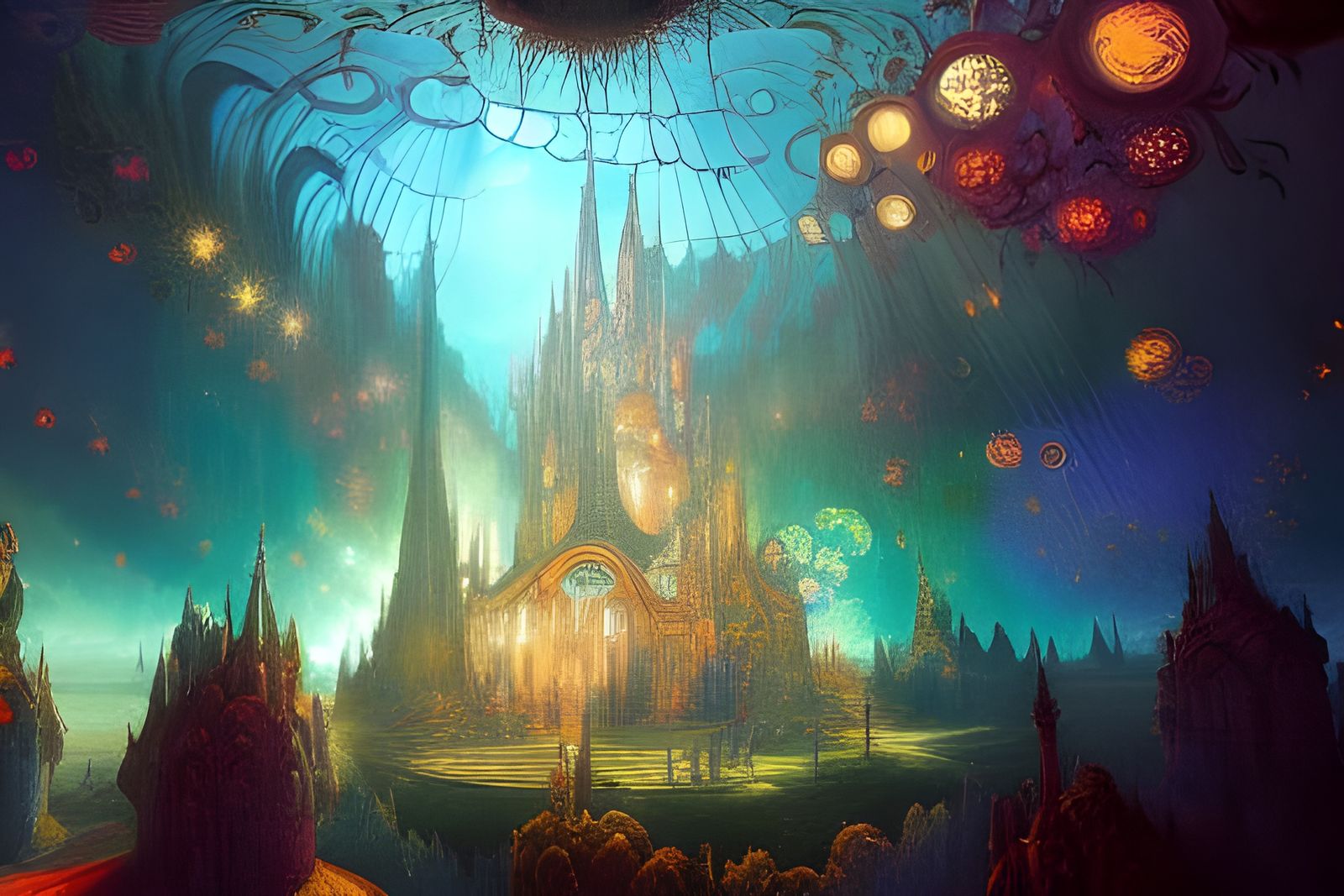 Surreal House of Mirrors and Rainbows