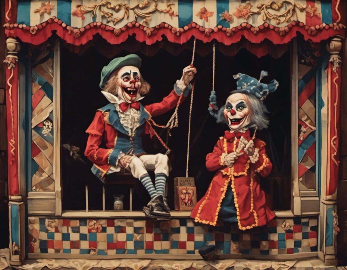 Macabre Marionette Punch and Judy Show