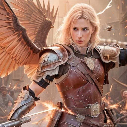 Detailed 3D Rendering of Birds, Insects and Armor