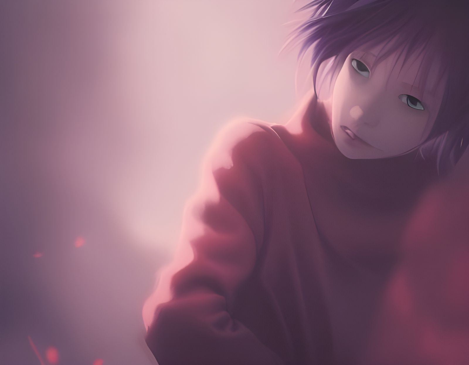 Lisbeth Salander Portrait in Anime Style