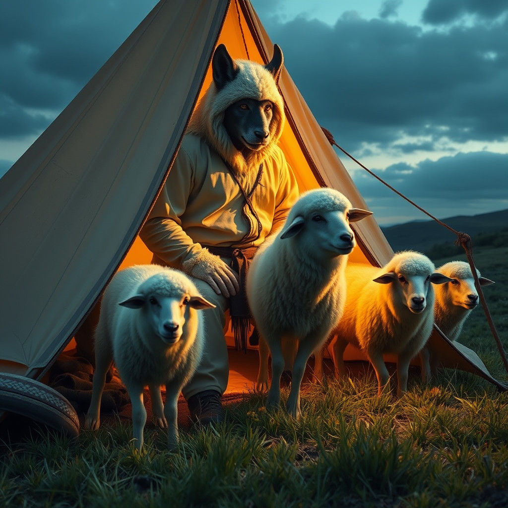 Wolf in Sheep's Clothing: A Symbol of Peace