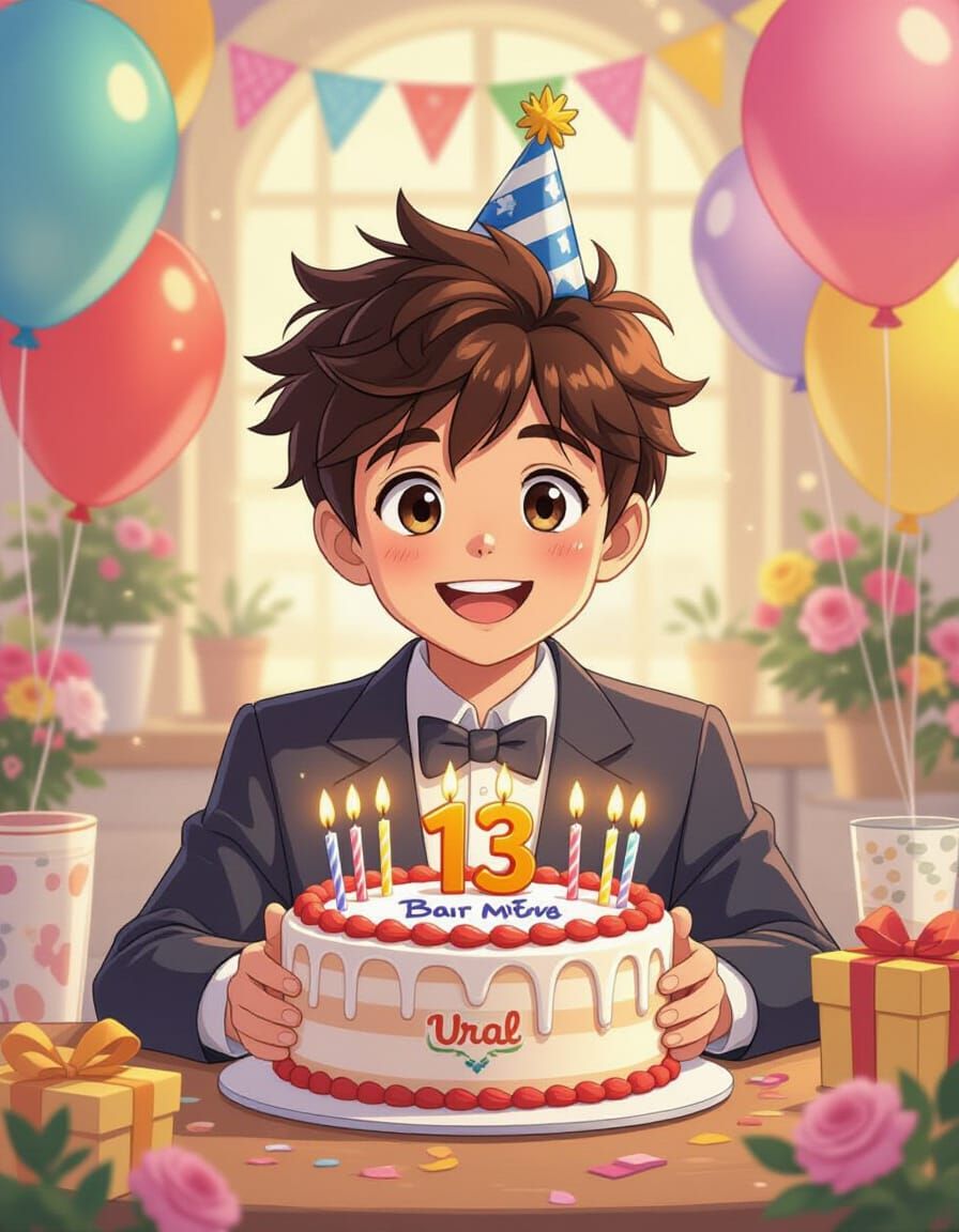 Joyful Bar Mitzvah Celebration with Lego and Art Elements