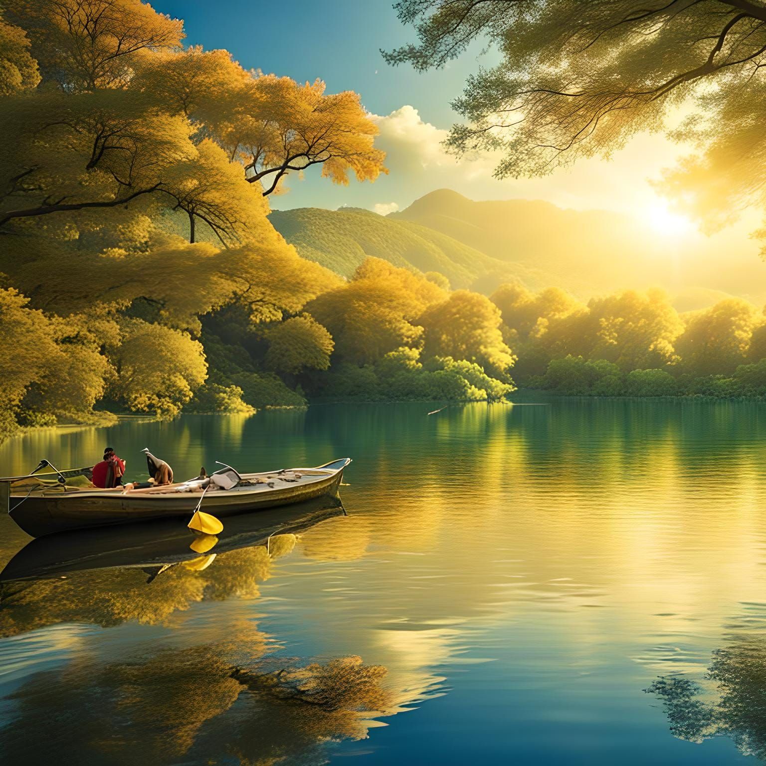 Photograph of a Perfect Day Evoking Happiness