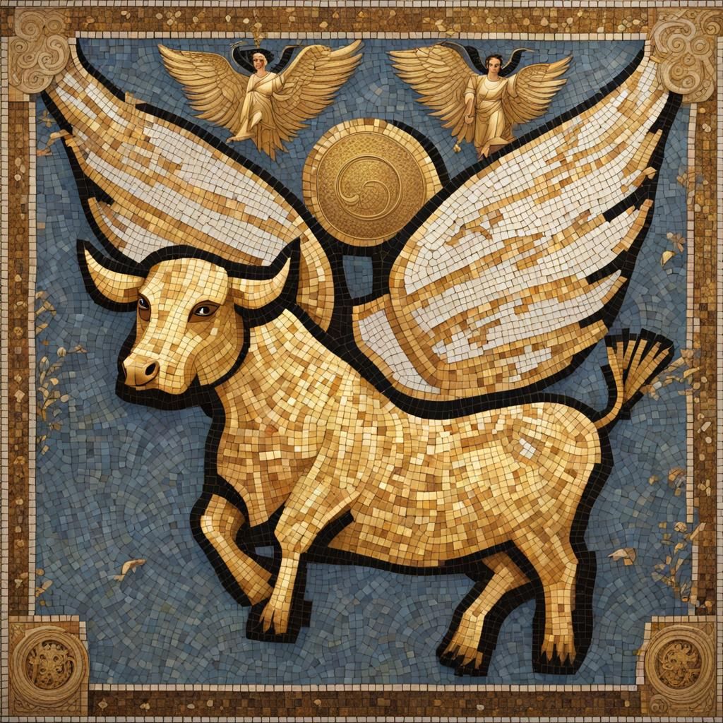 Flying Cow: A Byzantine Mosaic in Gold