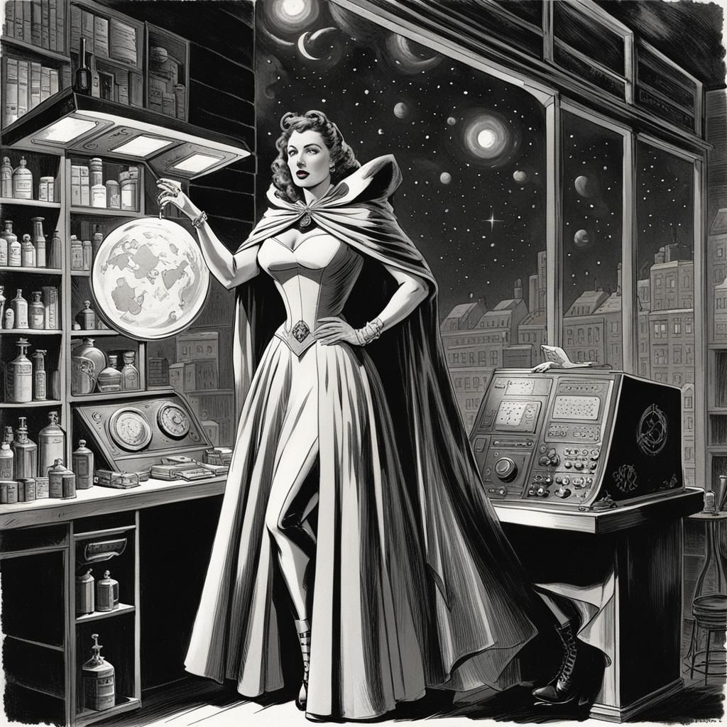 SuperGoddess Materializes in Alchemist's Lab