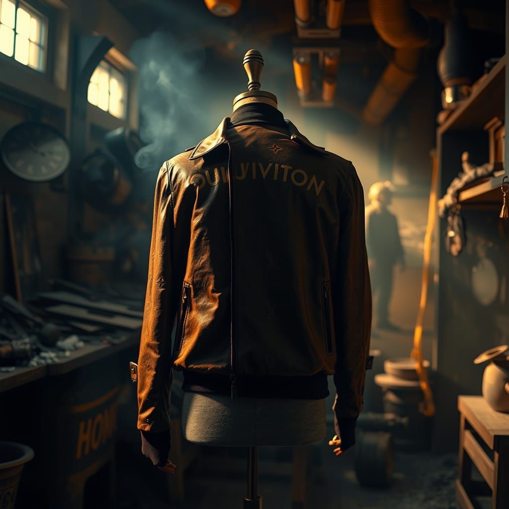 Luxurious Louis Vuitton Jacket in Dwarf Workshop