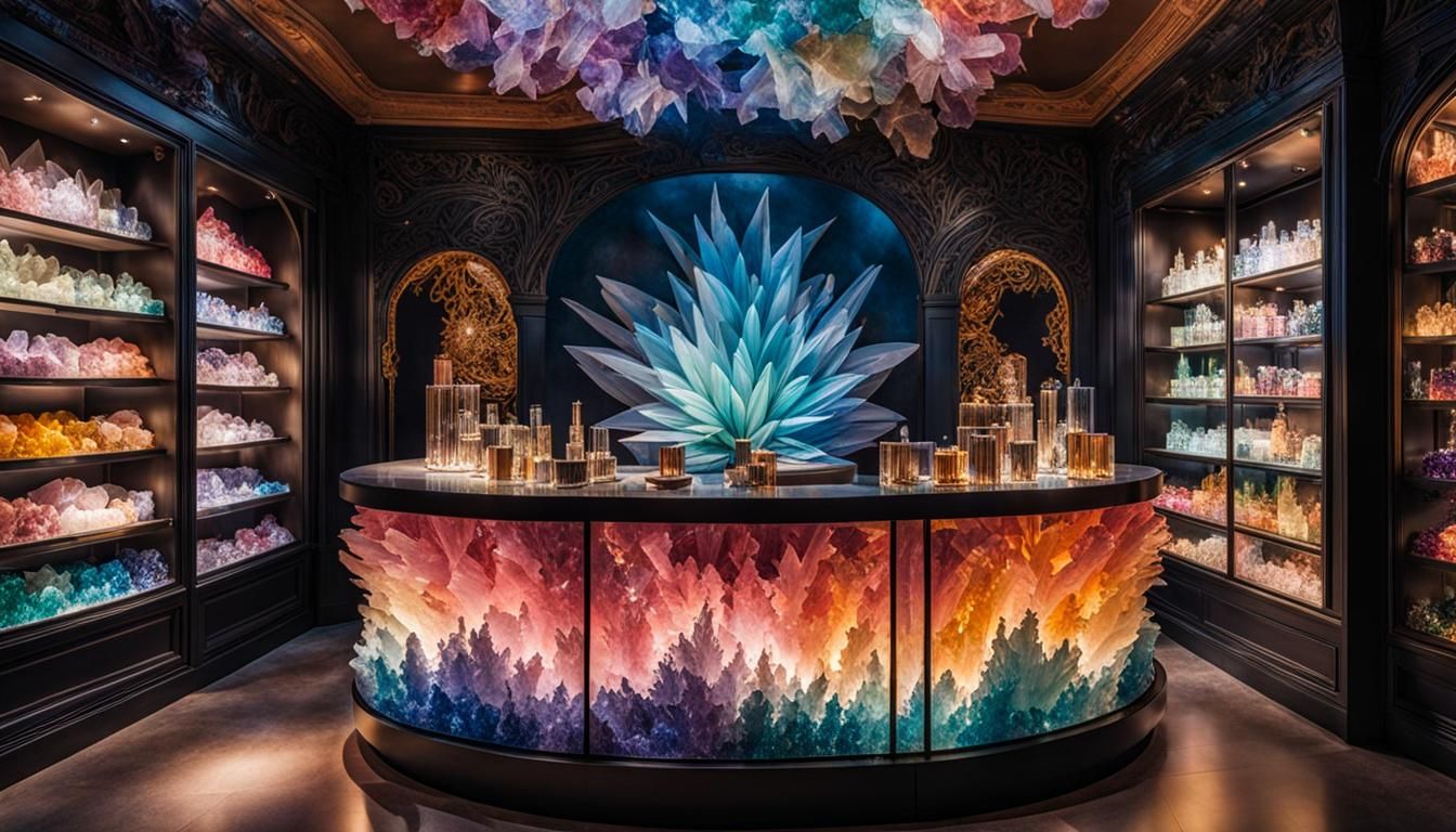 Magic Crystals in Underground Crystal Shop