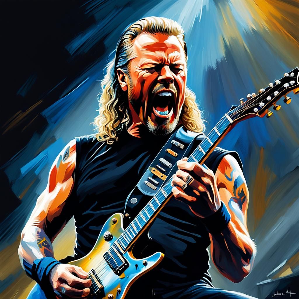 James Hetfield with Metallica