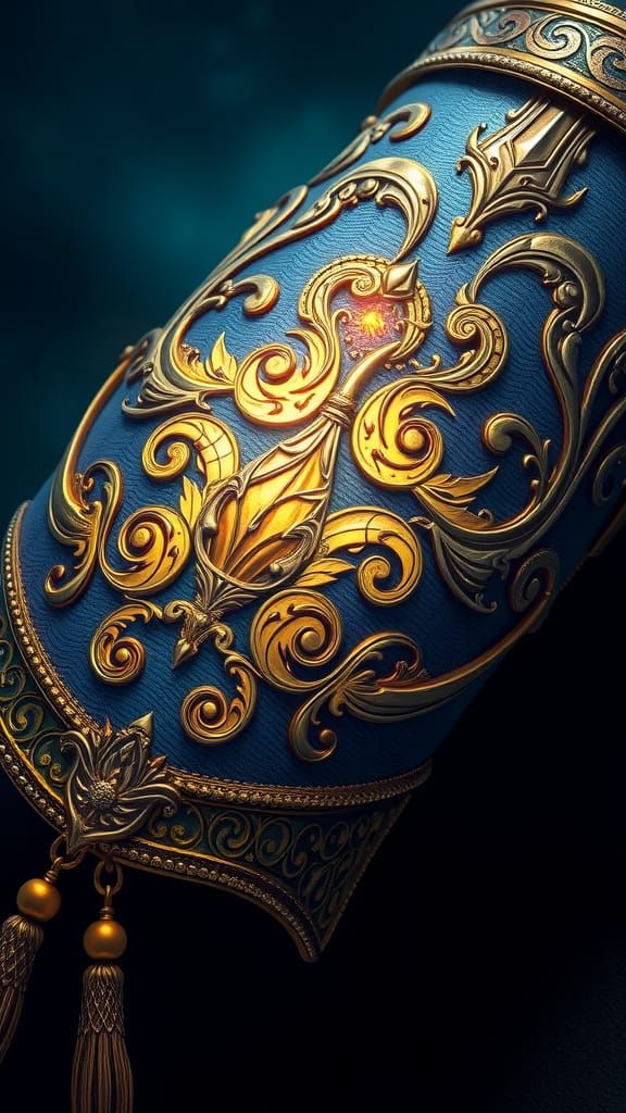 Sacred Bracer of Serenity, a Gentle, Glowing Symbol of Peace