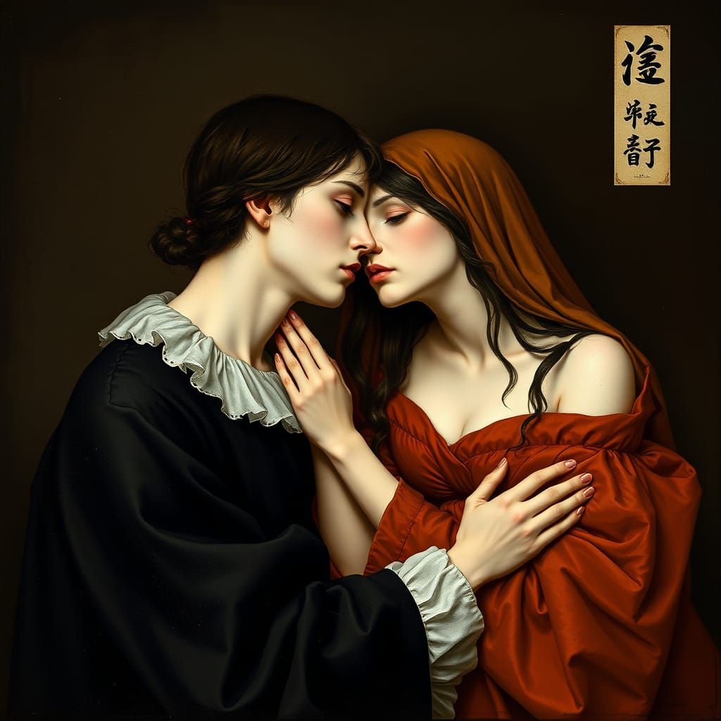 Gothic Cartoon in the Style of 19th Century Masters