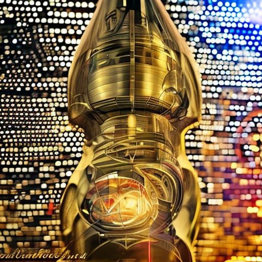 Antique Clock in Professional Photography Style