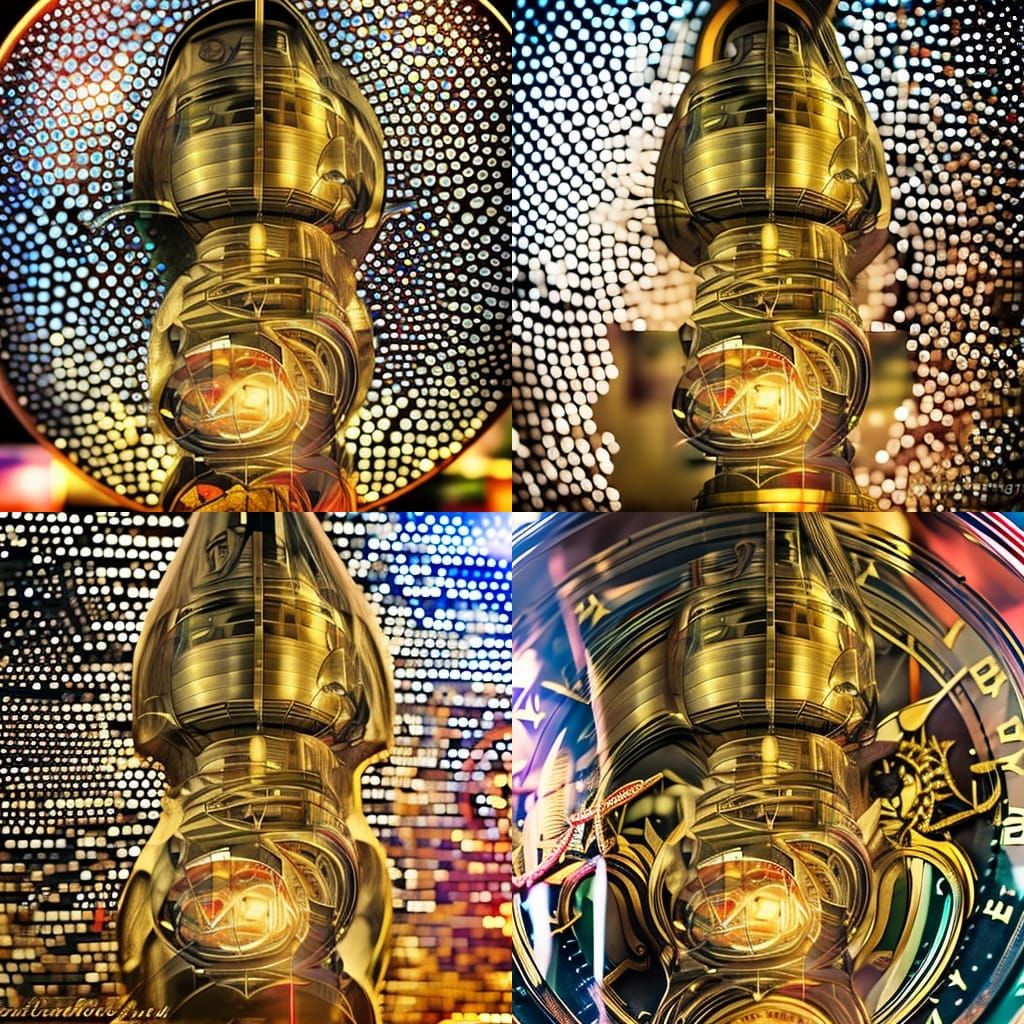 Antique Clock Captured in Sharp Focus