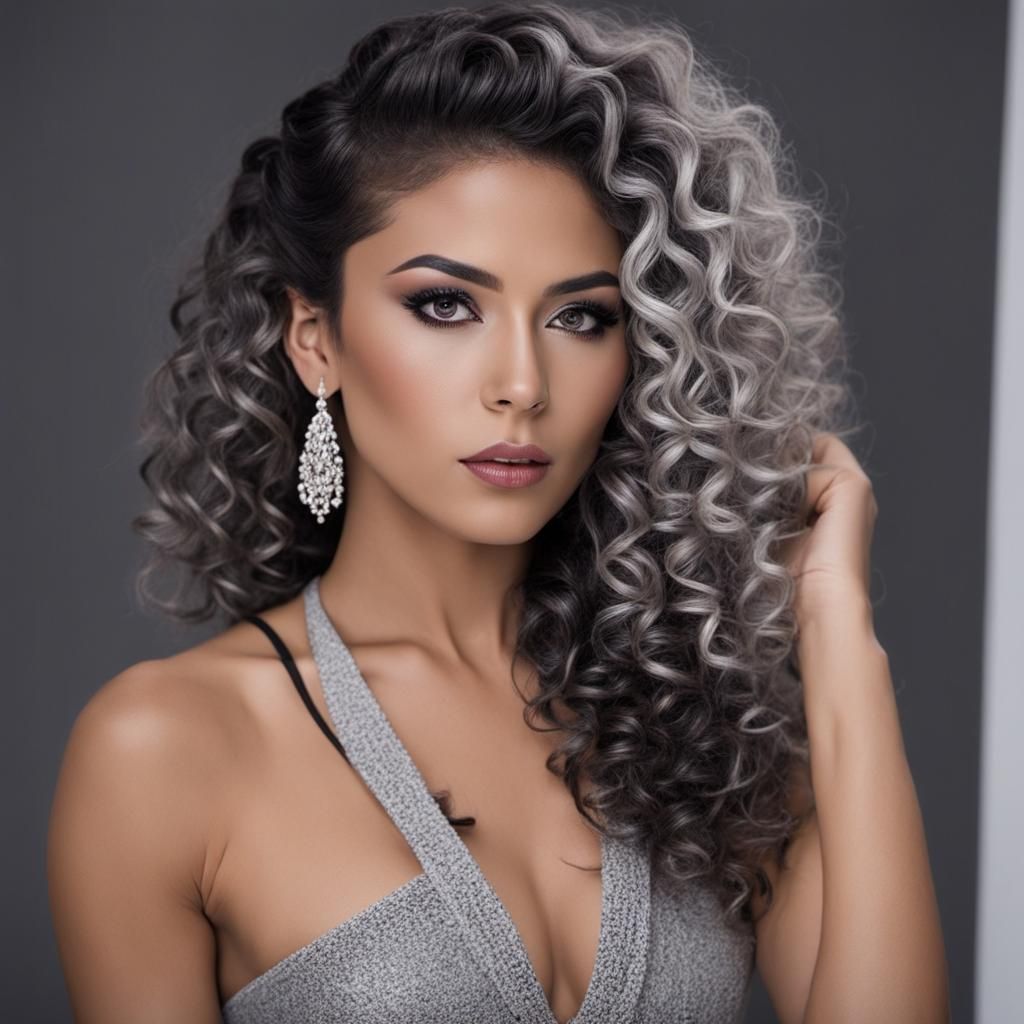 Portrait of Colombian Dancer and Model Milly Guerrero