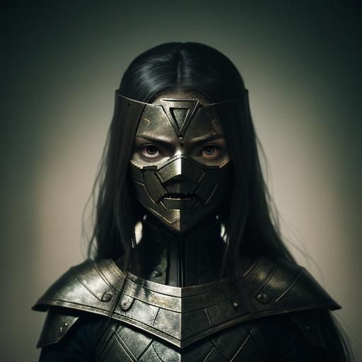 Woman in Iron Mask: Cinematic Film Still