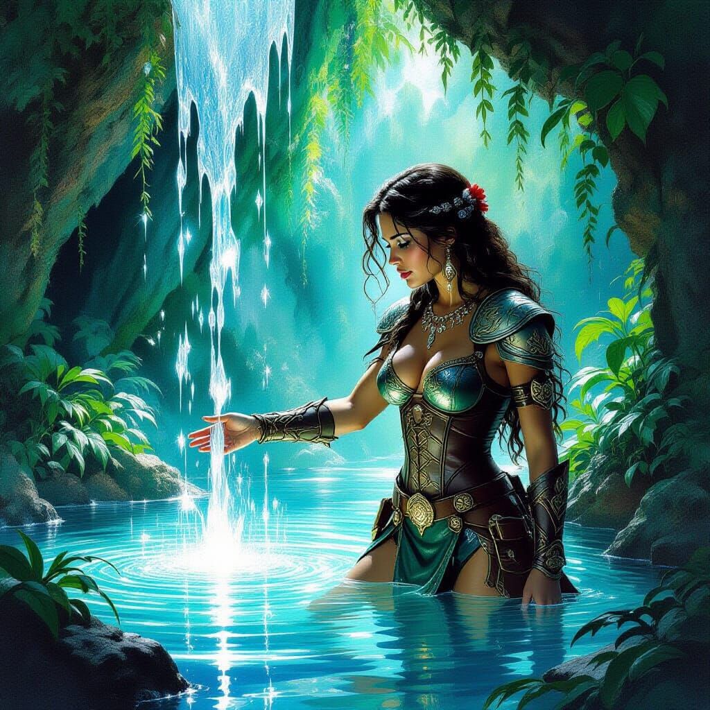 Explorer Finds Fountain of Youth in Fantasy Grotto