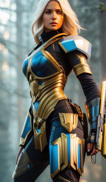 Ukrainian Super Soldier Concept Art in 8K