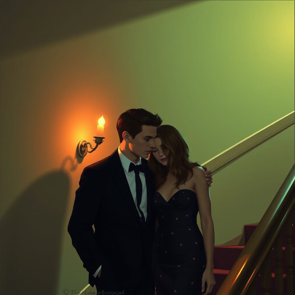 Romantic Encounter in a Moment of Time