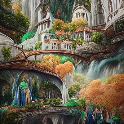 AI Rendering of Rivendell Valley