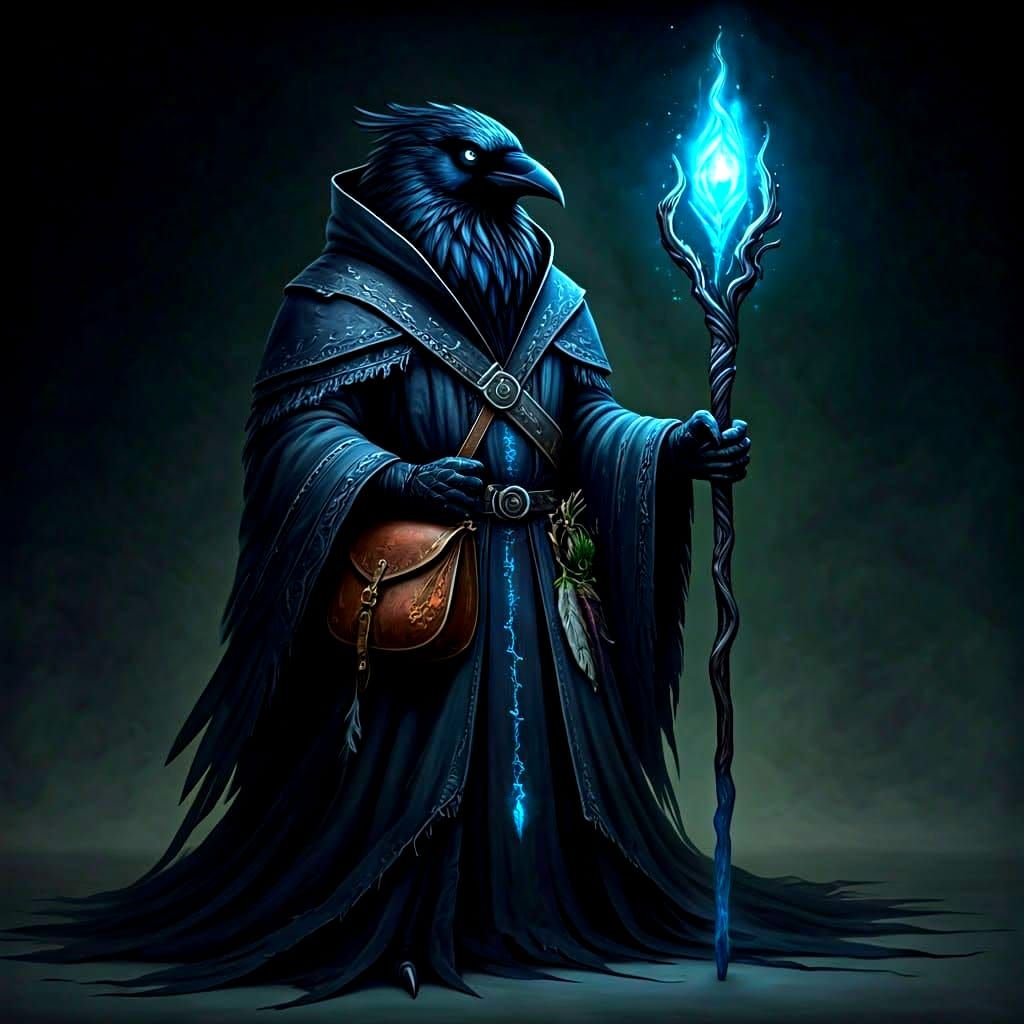 Midnight the Magic Raven