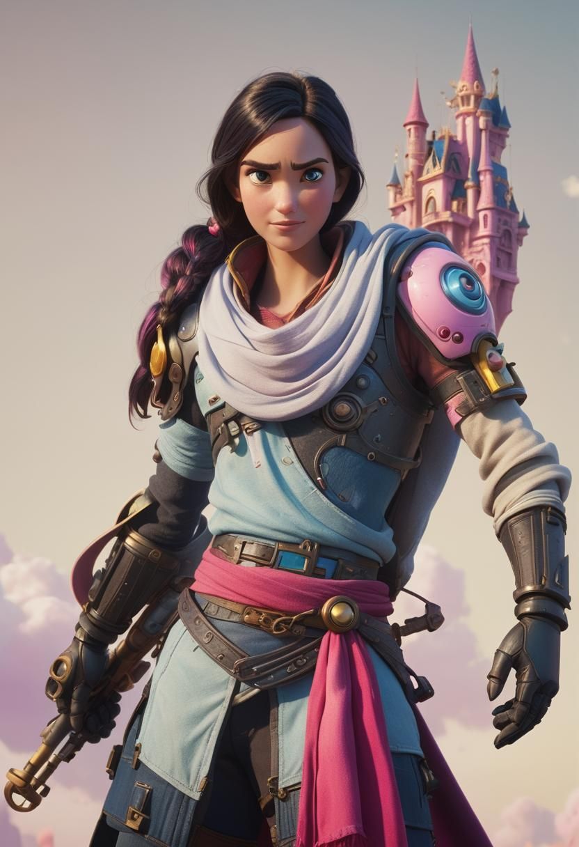 Fantasy World Concept Art in Vibrant Colors