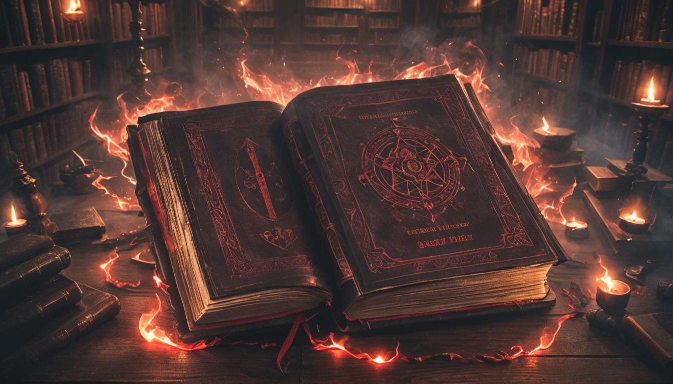 The Book of Forbidden Knowledge in Library