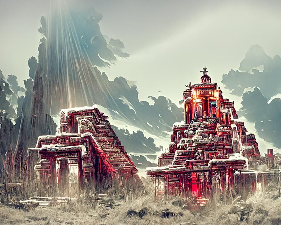 Ancient Aztec Temple: Digital Art in Unreal Engine
