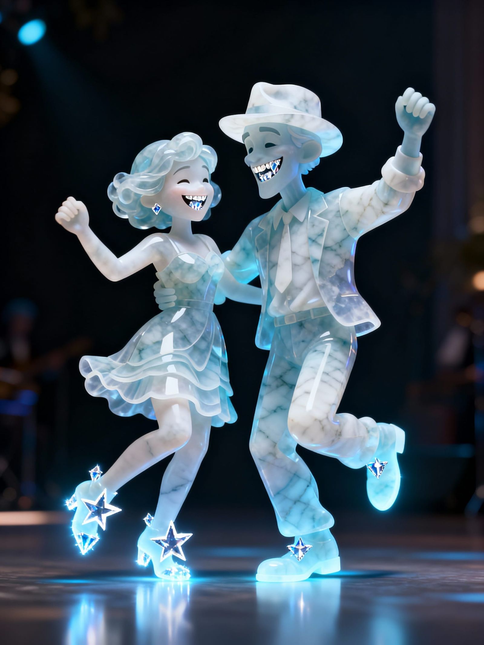 Bert is a Brom 3D Grooving on Down Dancewise With His Best G...