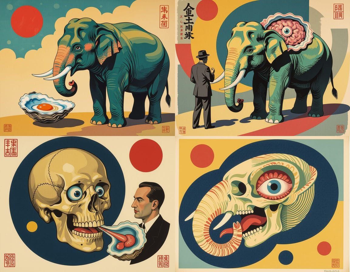 Brutal 1950s Japan Elephant Evisceration